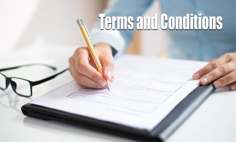 Terms and Conditions